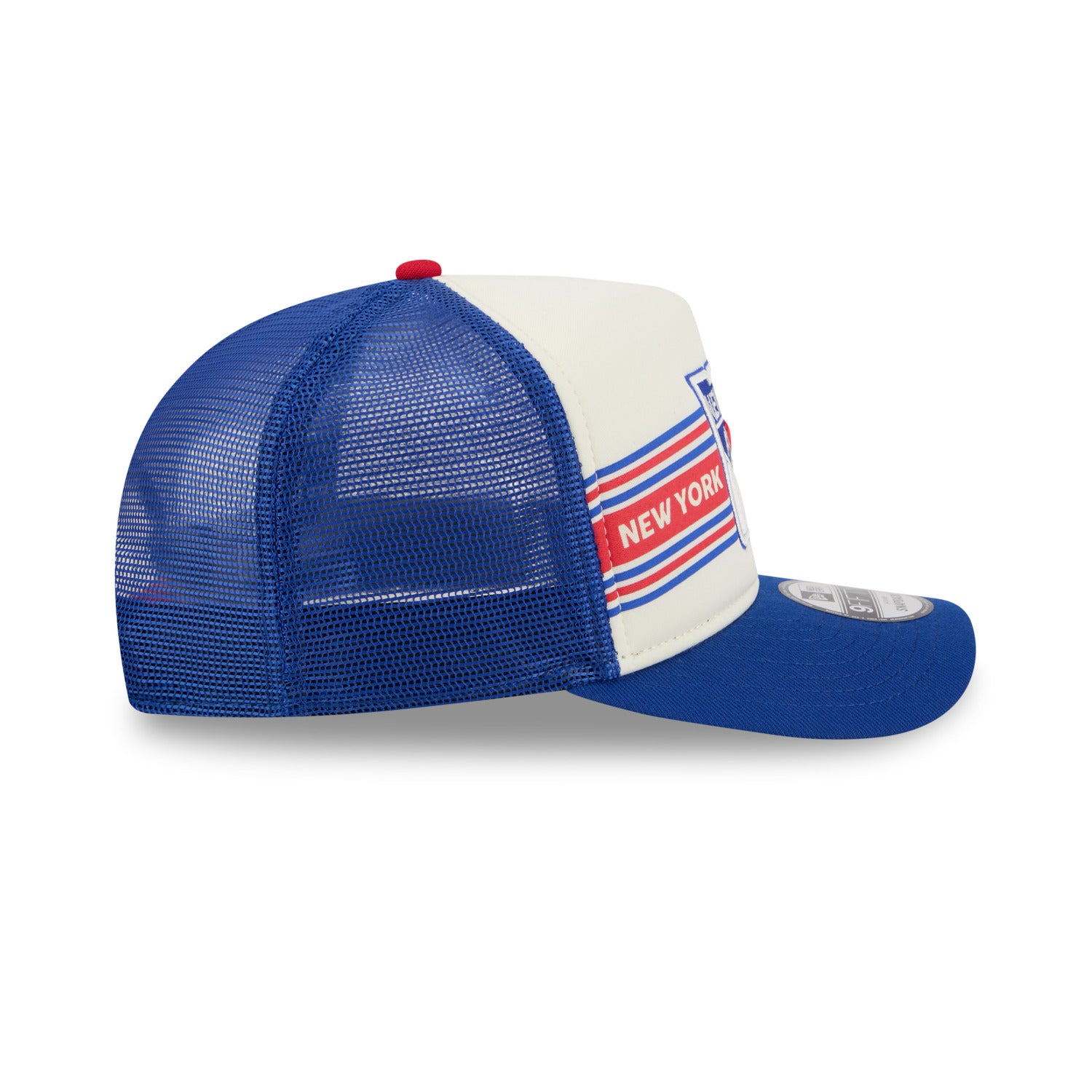 New Era Rangers Banner 950 A Frame Snapback Chrome/Royal - Side View