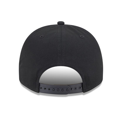 New Era Rangers Chainstitch 950 A Frame Snapback Black - Back View
