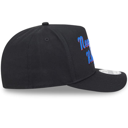 New Era Rangers Chainstitch 950 A Frame Snapback Black - Side View
