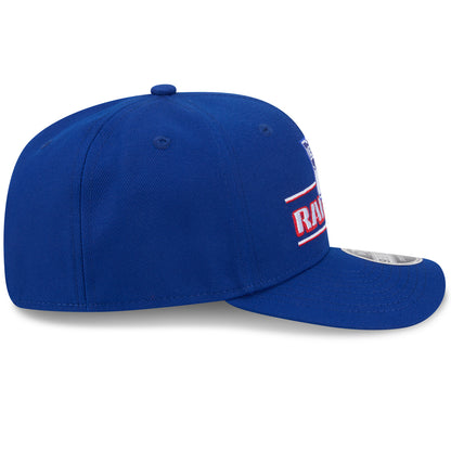 New Era Rangers Stated 970 Stretch Snapback Royal - Side View