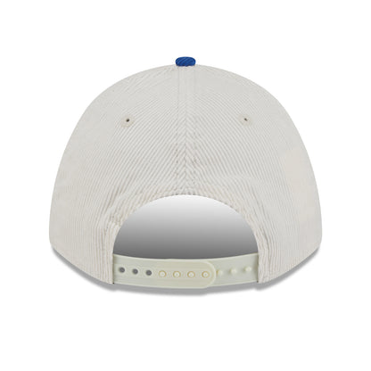 New Era Rangers 2Tone Sided 940 M-Crown A Frame Snapback Chrome/Royal - Back View