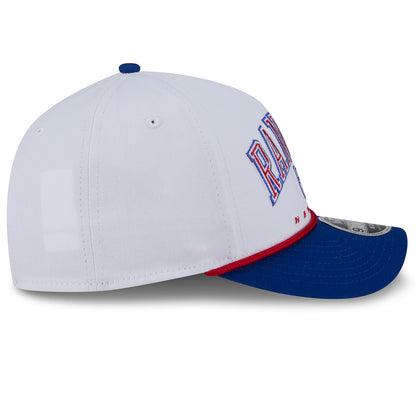 New Era Rangers Arch 940 M-Crown A Frame Snapback White/Royal - Side View