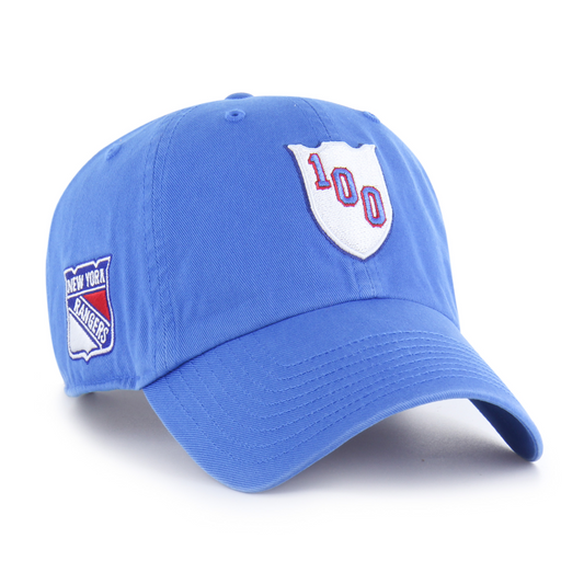 47 Brand Rangers Centennial 100 Logo Heritage Blue Clean Up In Blue - Front Right View