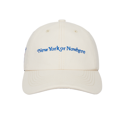 NYON x Rangers Cream Signature Dad Hat - Front View