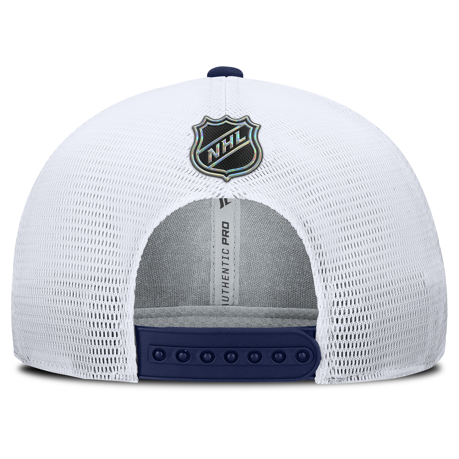 Fanatics Rangers 25-26 Authentic Pro Rink Structured Meshback Hat - Back View