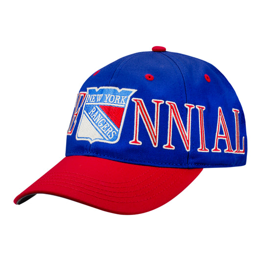American Needle Rangers Centennial Two-Tone Scroller Hat In Blue - Front Left View