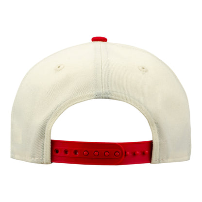 New Era Rangers Primary Logo Two-Tone Cream/Red 940 A-Frame Snapback