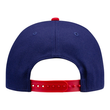 New Era Rangers Primary Logo Two-Tone Navy/Red 940 A-Frame Snapback