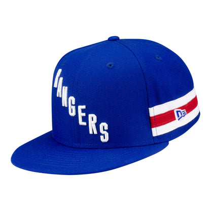 New Era Rangers Exclusive Centennial Fitted Hat - Side View