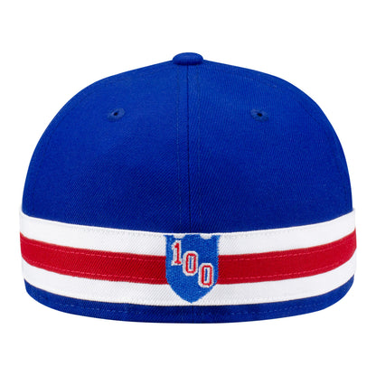 New Era Rangers Exclusive Centennial Fitted Hat - Back View
