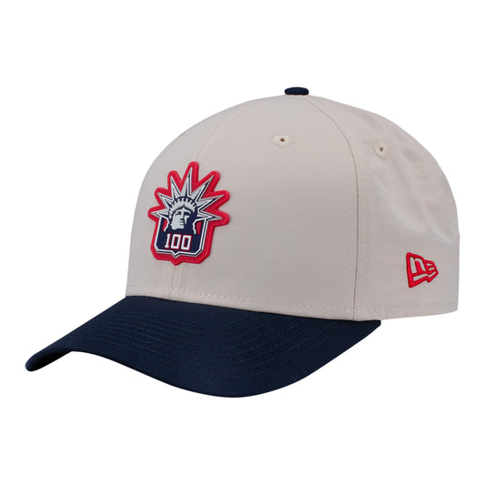 New Era Rangers Exclusive Centennial Liberty 100 970 Adjustable Hat - Side View