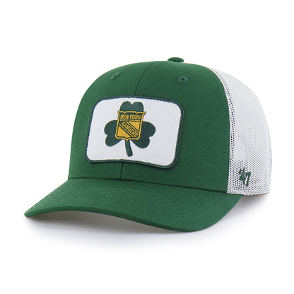 '47 Brand Rangers Eden St Pattys Going Green Trucker - Front View