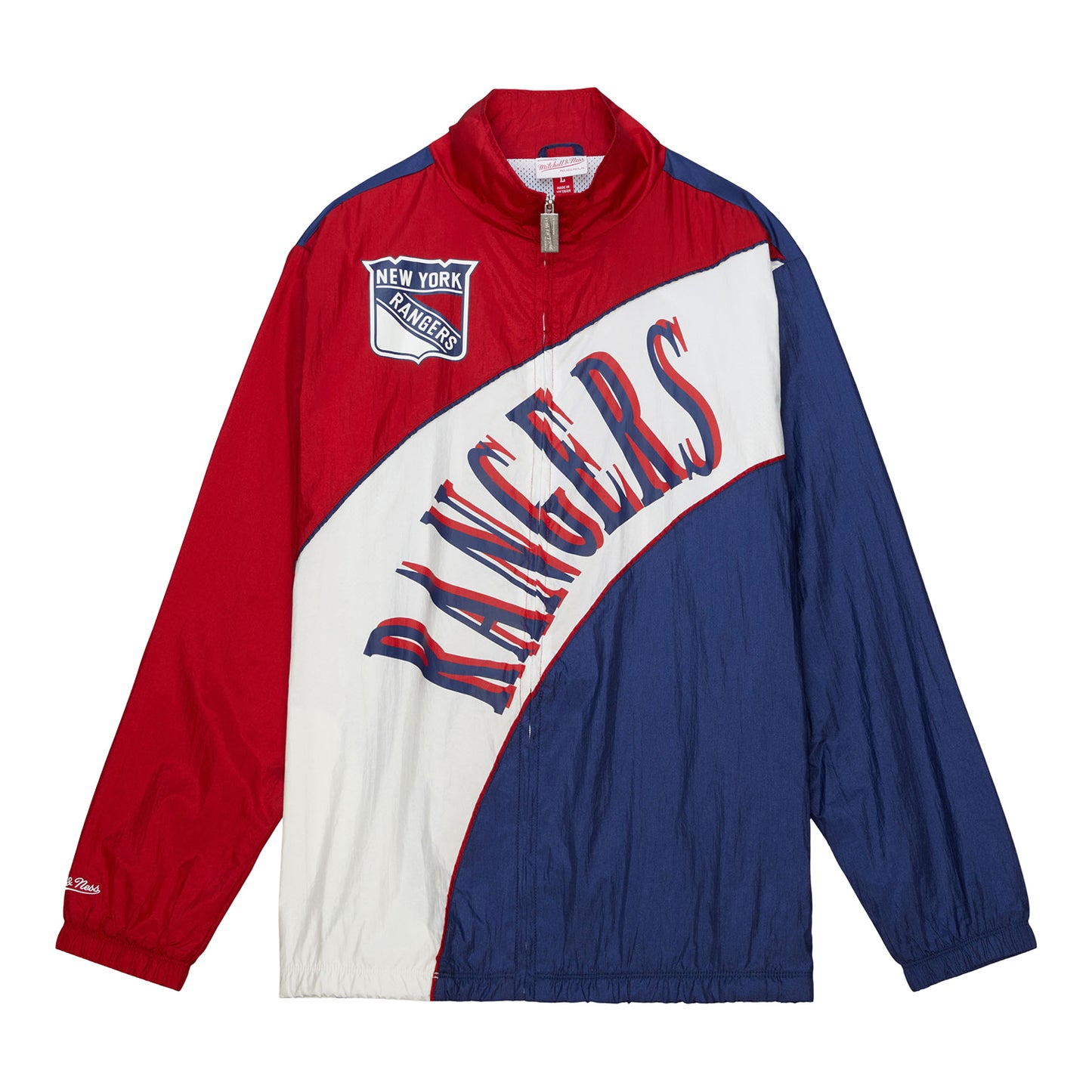 Mitchell & Ness Rangers Arched Retro Lined Windbreaker