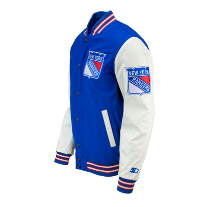 Starter Rangers Prospect Varsity Jacket