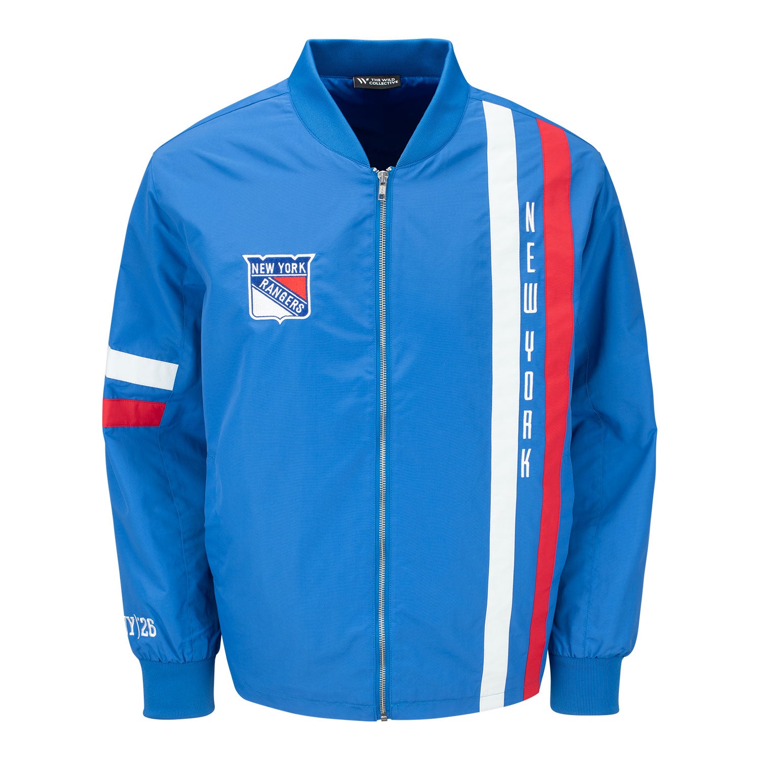 Wild Collective Rangers Zip Up Racing Jacket – Shop Madison Square Garden