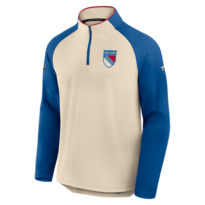 Fanatics Rangers Authentic Pro Winter Classic 2026 Rink Poly Quarterzip - Front View
