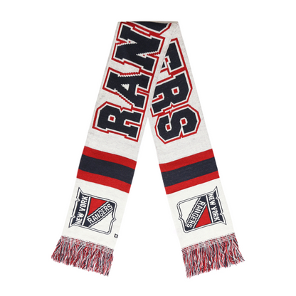 47 Brand Rangers Natural/Navy Breakaway Scarf - Front View