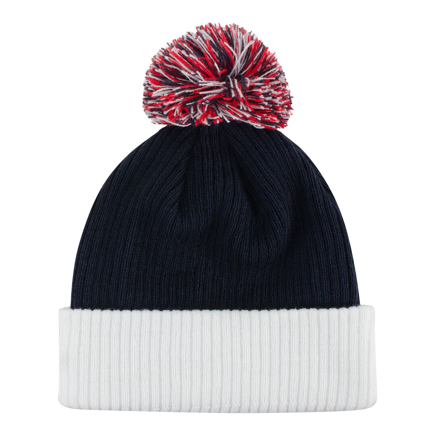 New Era Rangers Exclusive Centennial Liberty 100 Pom Beanie - Back View