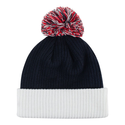 New Era Rangers Exclusive Centennial Liberty 100 Pom Beanie - Back View