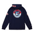 Mitchell & Ness Rangers City Collection Hood - In Navy - Back View
