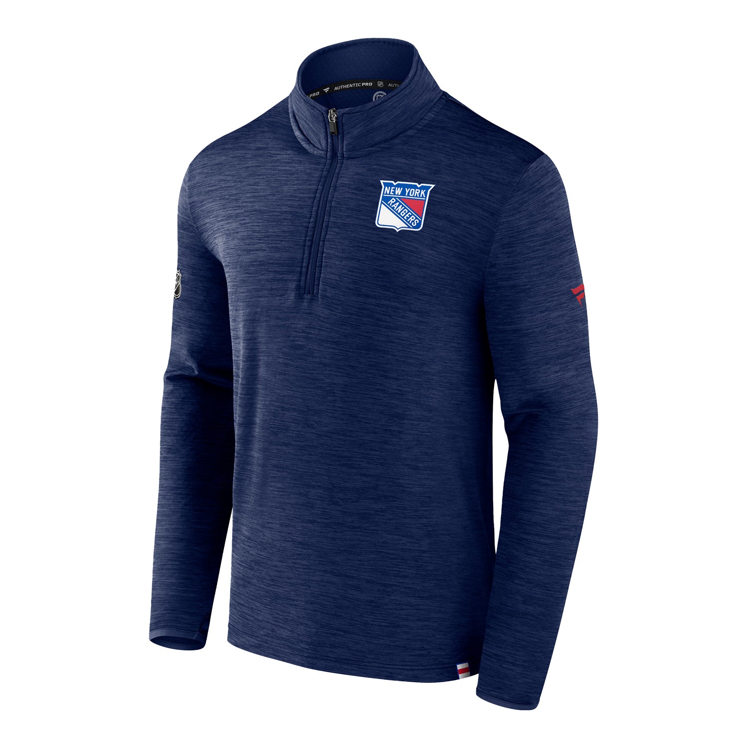 New York Rangers Fanatics Branded Authentic Pro Fleece Full Zip
