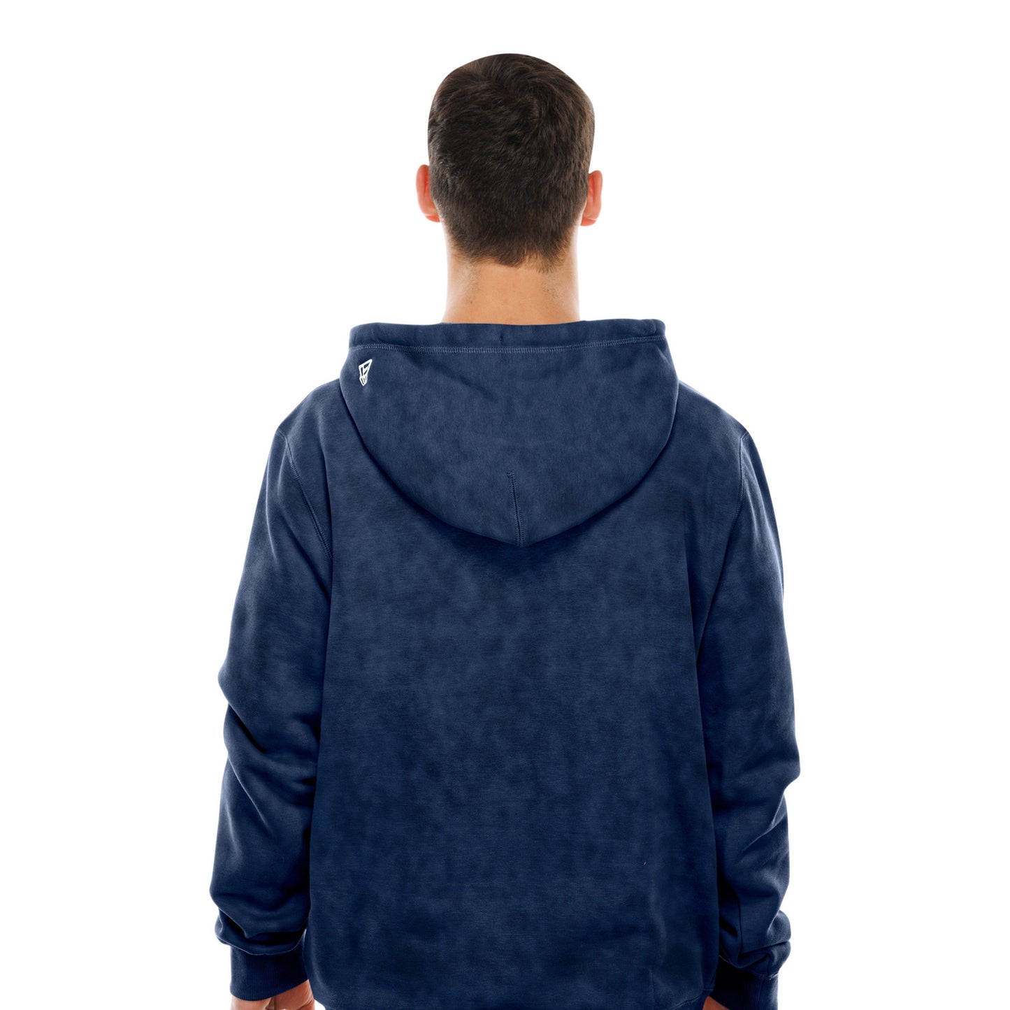 New Era Rangers Sport Night Washed Navy Hoodie - Back View