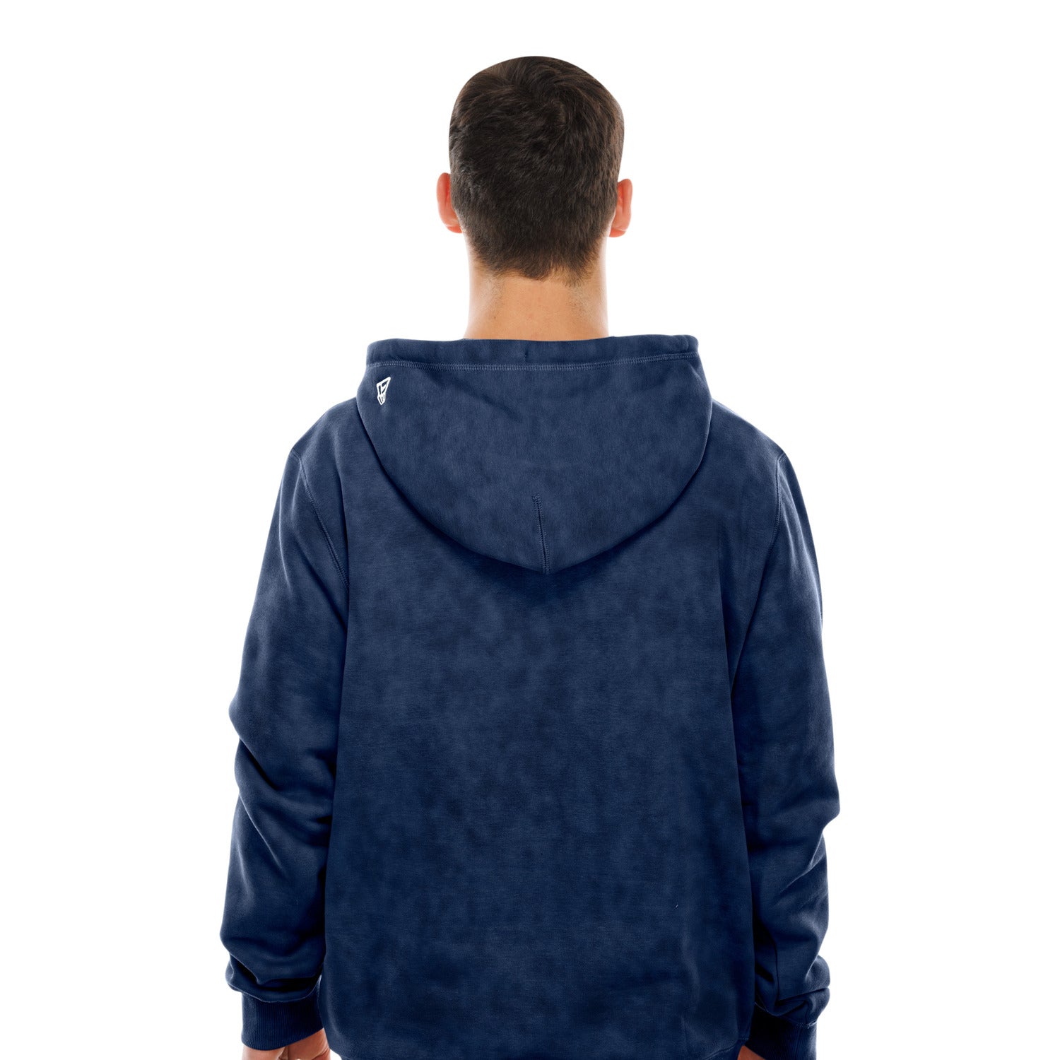 New Era Rangers Sport Night Washed Navy Hoodie - Back View
