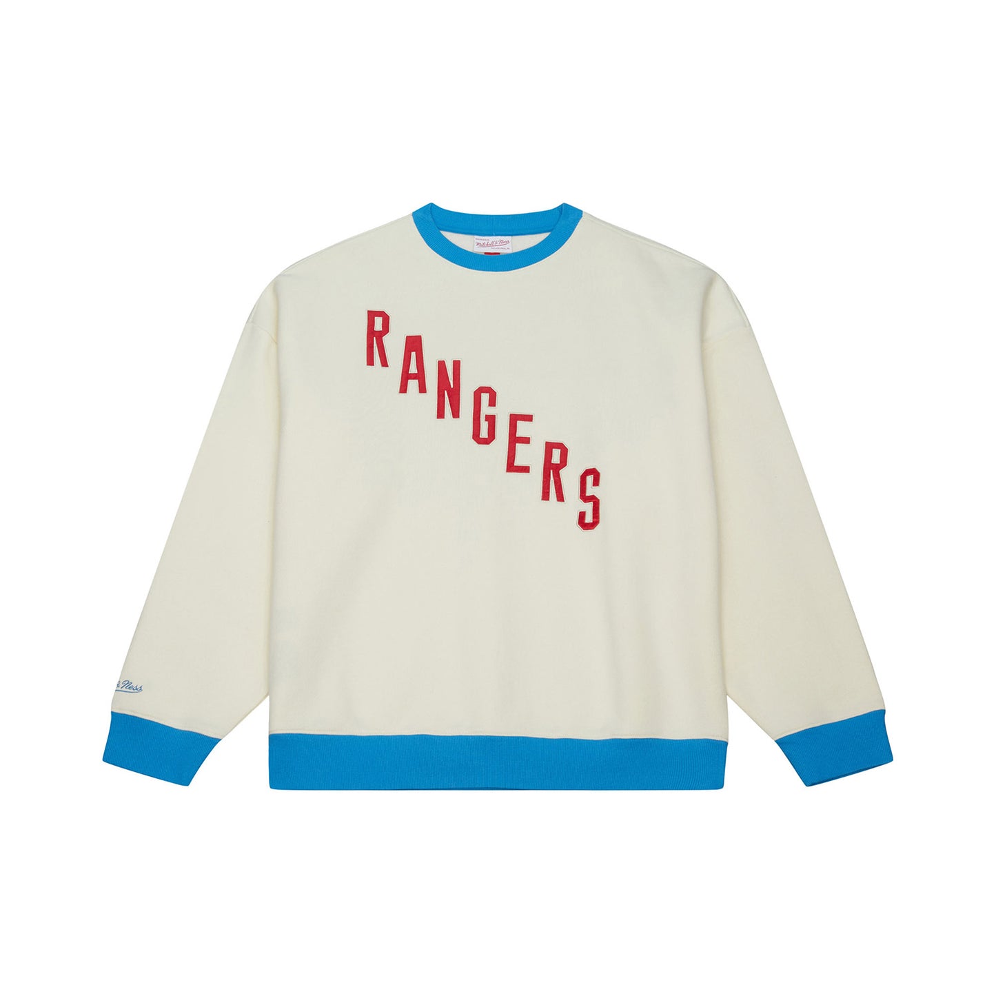 Mitchell & Ness Rangers Centennial Homecoming Crewneck - Front View