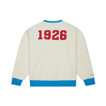 Mitchell & Ness Rangers Centennial Homecoming Crewneck - Back View