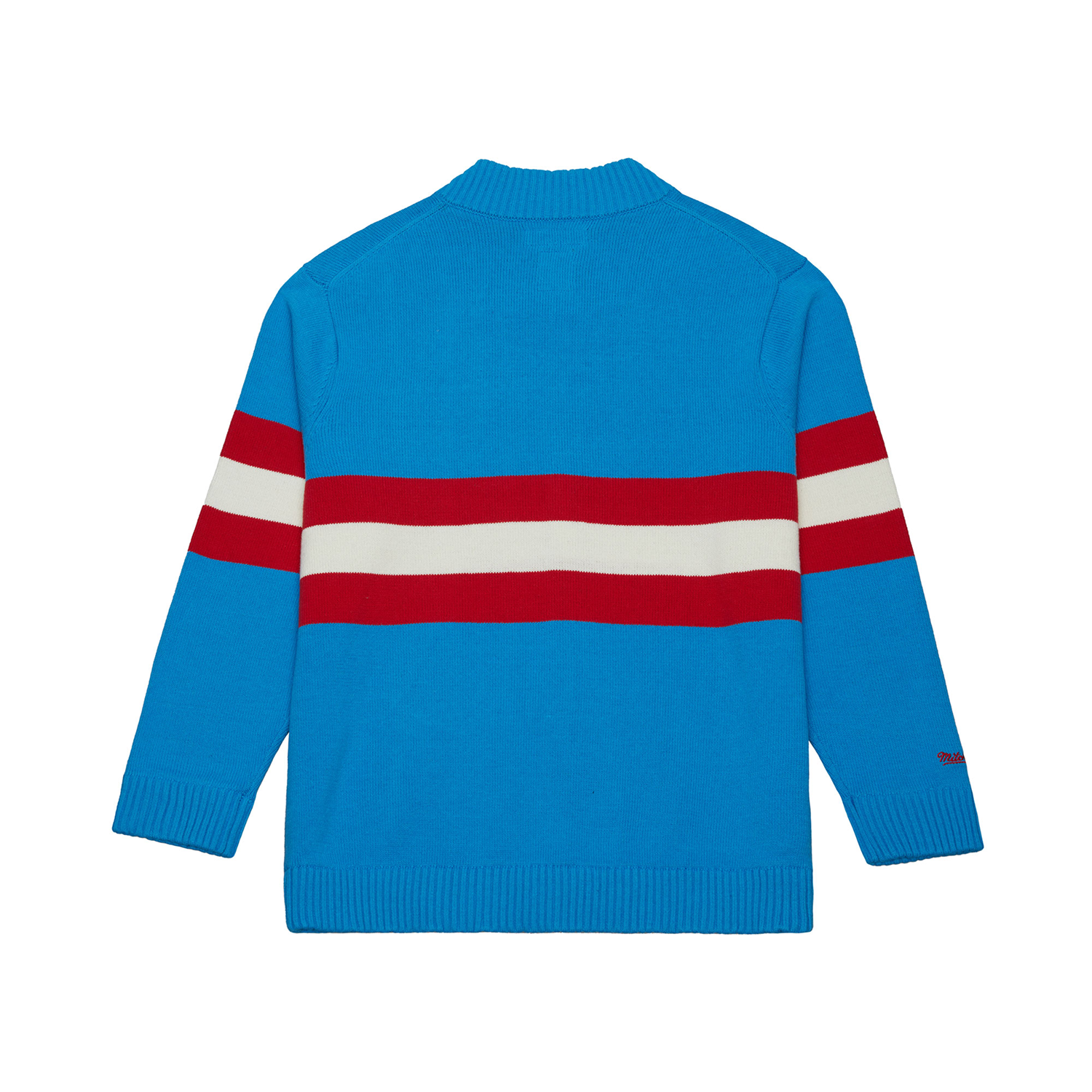 Mitchell & Ness Rangers Centennial Striped Cardigan Sweater