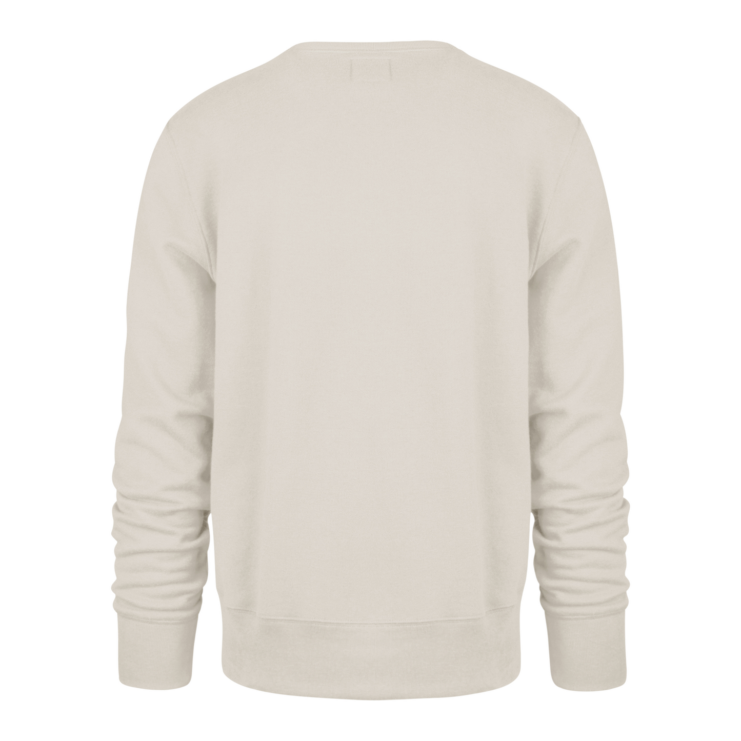 47 Brand Rangers Centennial Logo Graphic Cream Crewneck - Back View