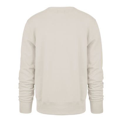 47 Brand Rangers Centennial Logo Graphic Cream Crewneck - Back View