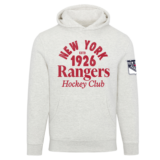We Bleed Blue 1926 Collection Oatmeal Hood - Front View