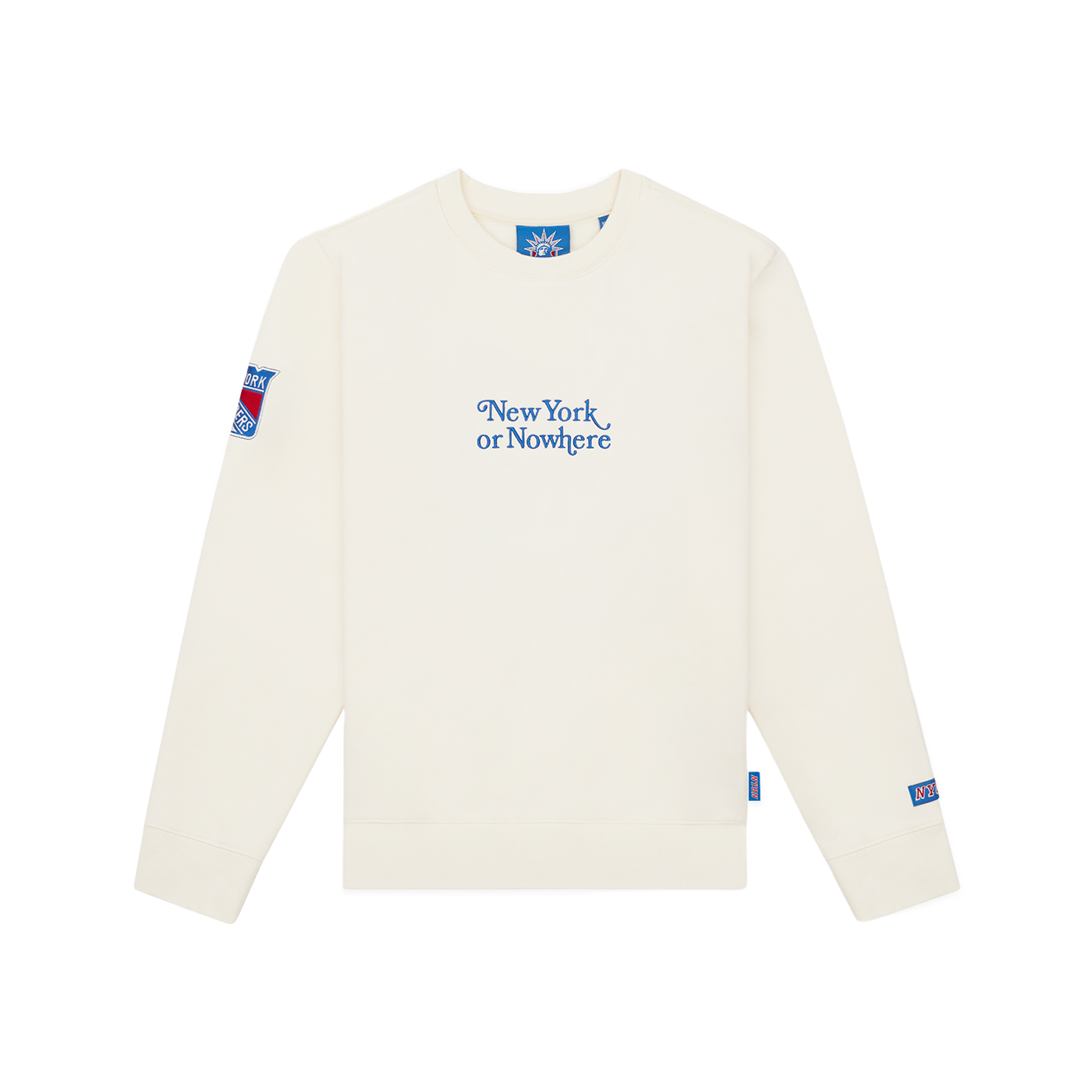 NYON x Rangers Off White Motto Crew – Shop Madison Square Garden