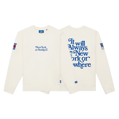 NYON x Rangers Off White Motto Crew - Full View