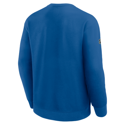 Fanatics Rangers Authentic Pro Winter Classic 2026 Rink Poly Knit Crew - Back View