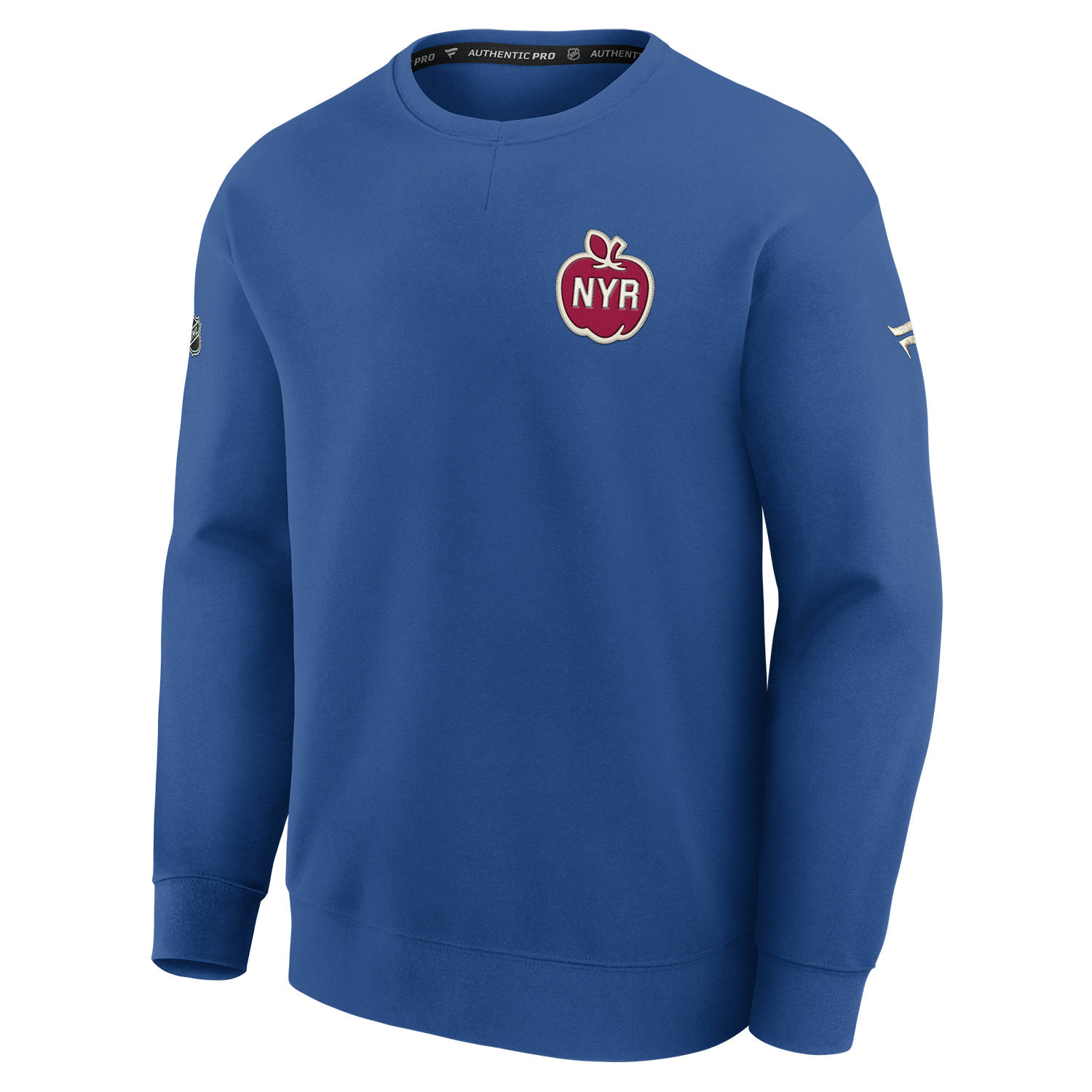 Fanatics Rangers Authentic Pro Winter Classic 2026 Rink Poly Knit Crew - Front View