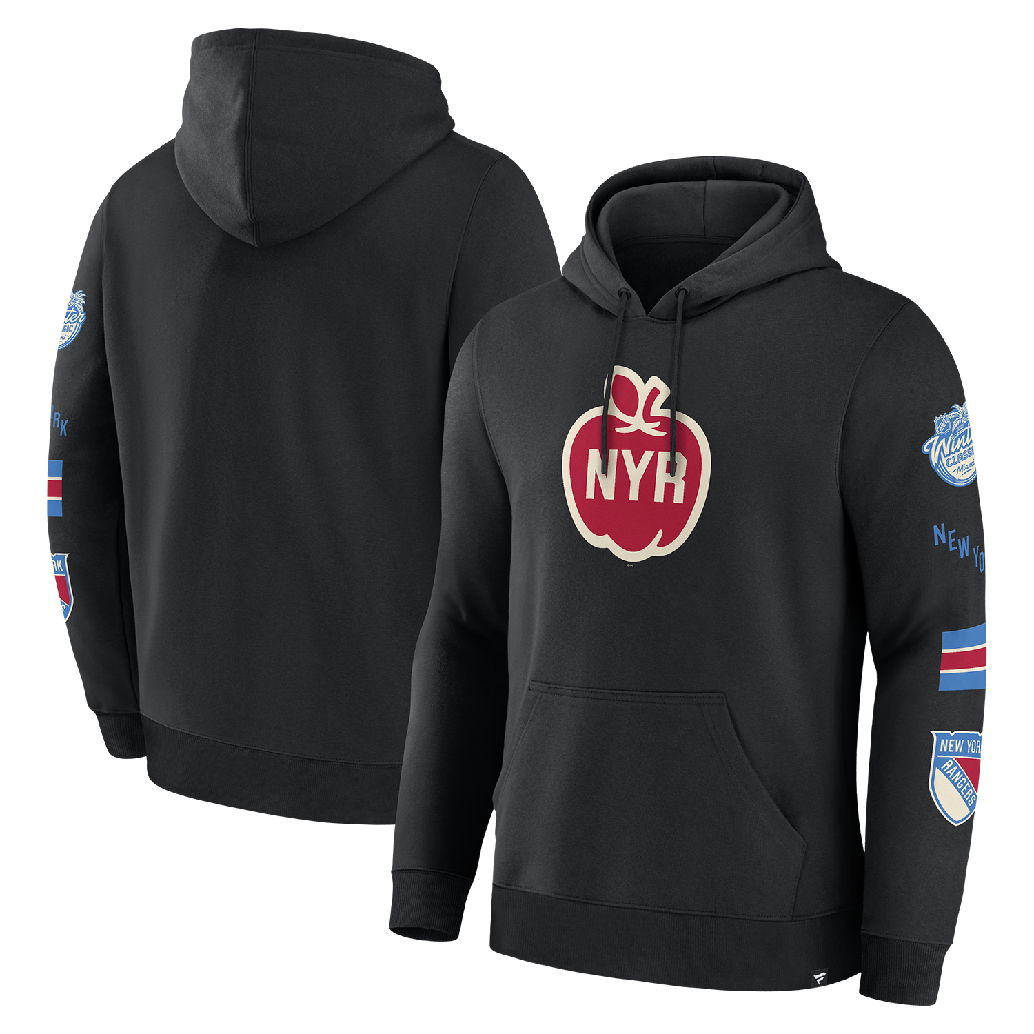 Fanatics Rangers Winter Classic Logo Max Classic Hoodie - Full View