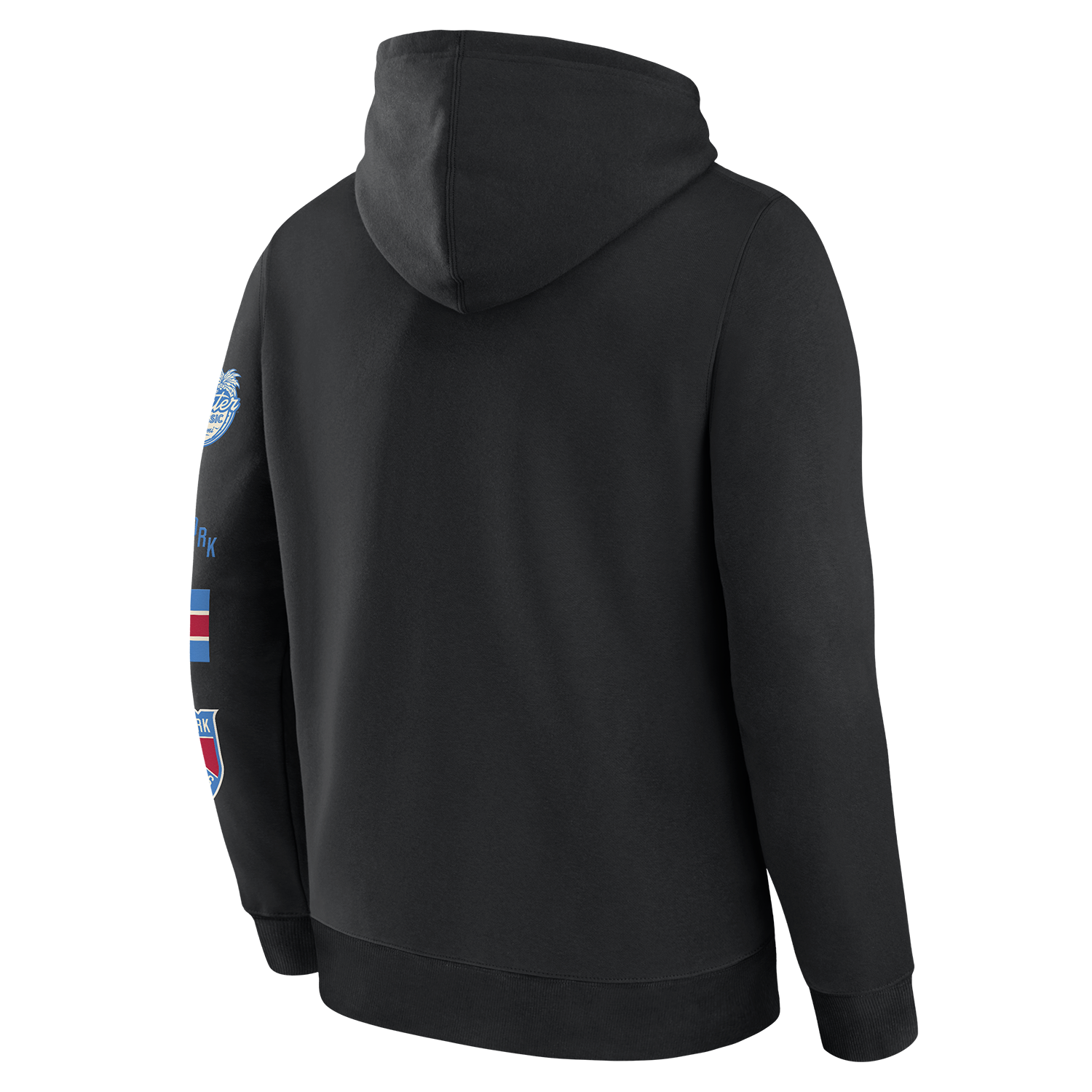 Fanatics Rangers Winter Classic Logo Max Classic Hoodie - Back View