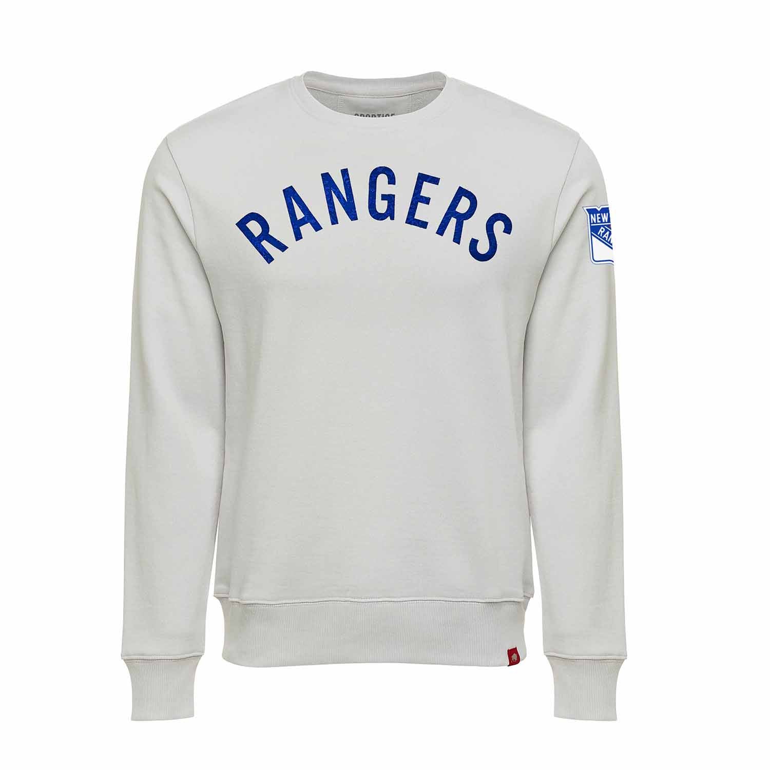 Sportiqe Rangers Biltmore Dove Crew - Front View
