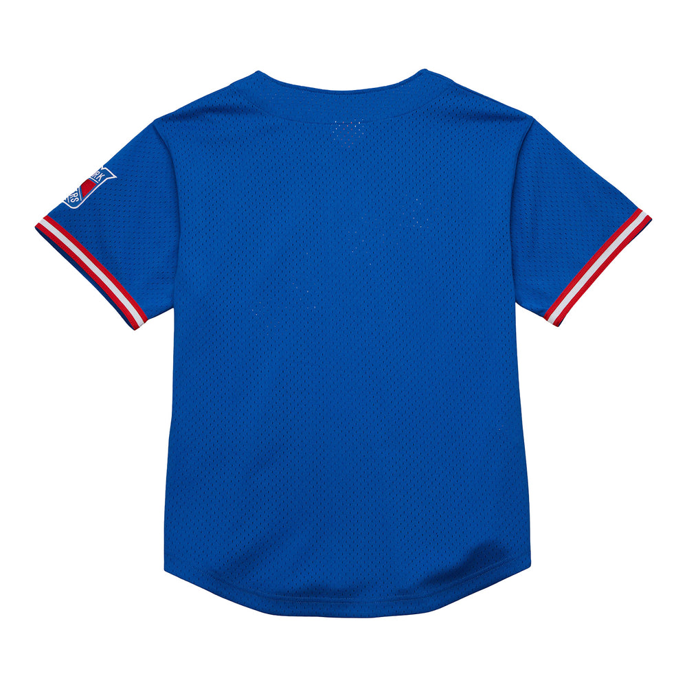 Igor Shesterkin New York Rangers Women's Royal Backer Long Sleeve T-Shirt 