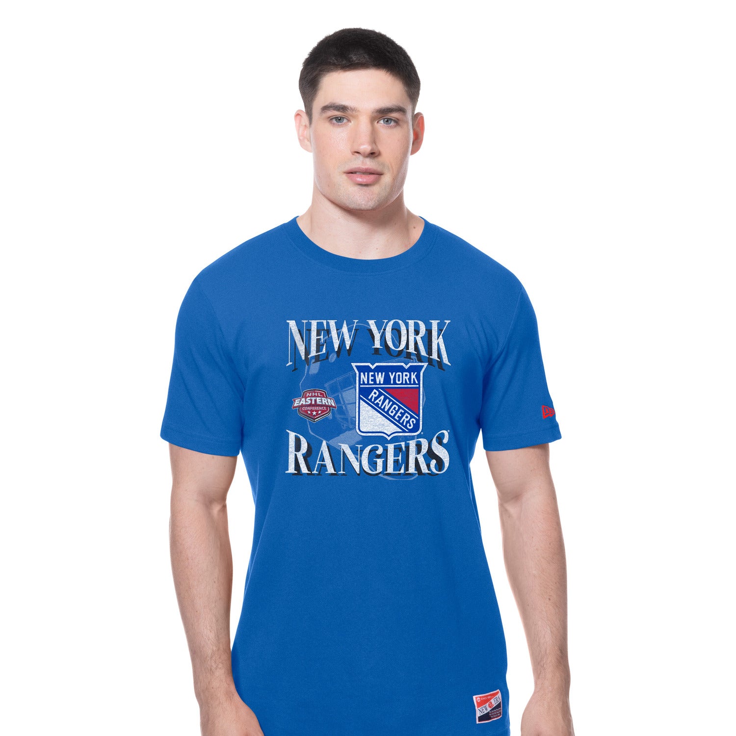 New Era Rangers Throwback Collection Royal Tee - Front View