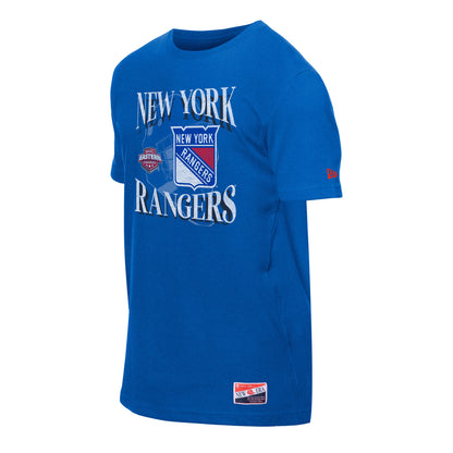 New Era Rangers Throwback Collection Royal Tee - Front View