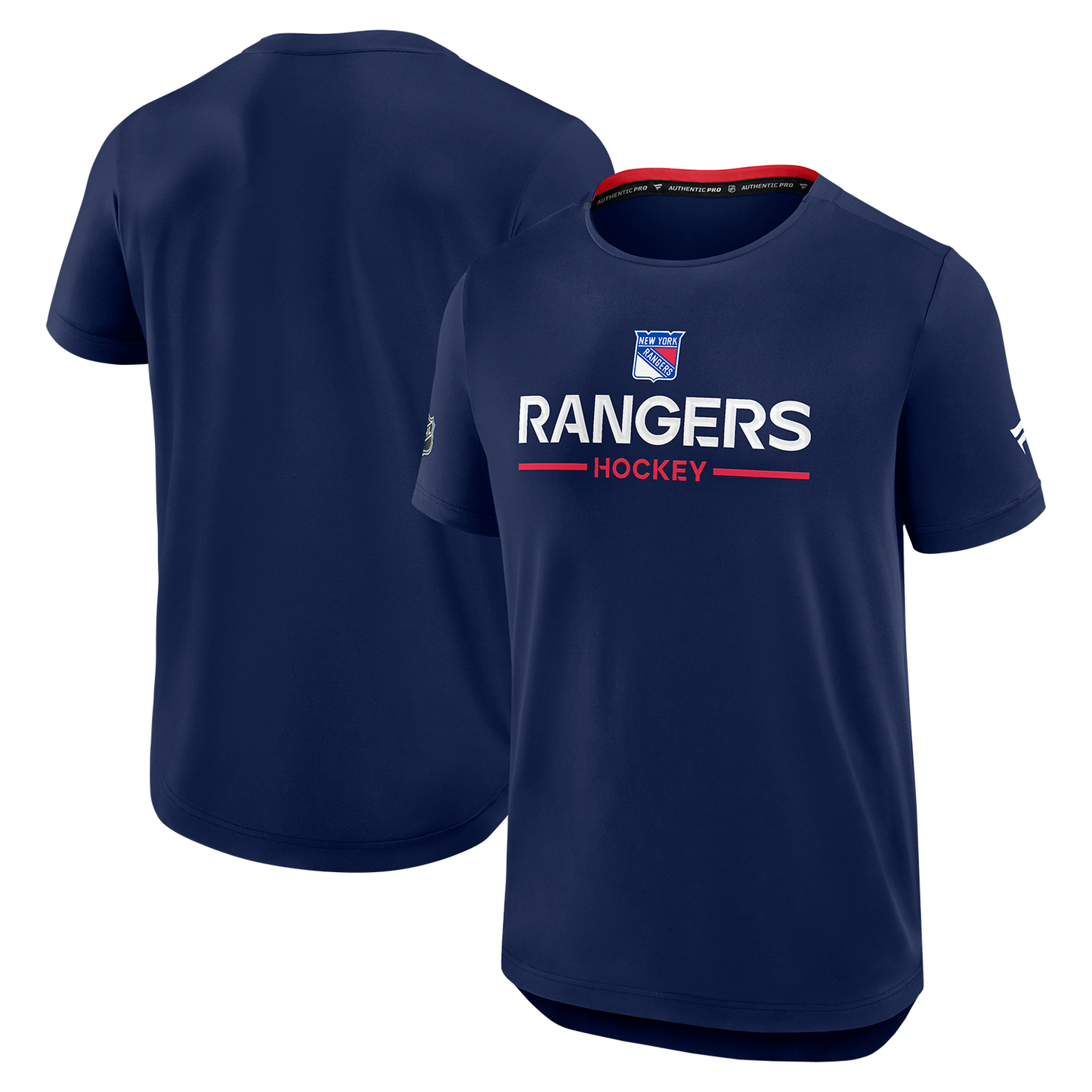 Fanatics Rangers 25-26 Authentic Pro Rink Tech Tee - Full View