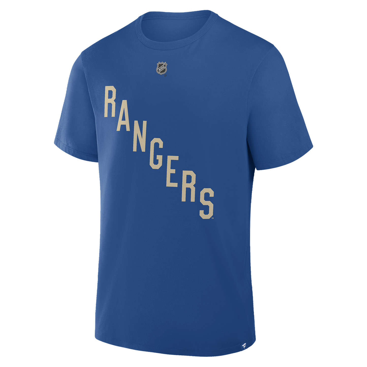 Fanatics Rangers 25-26 Centennial JT Miller Name & Number Tee In Blue - Front View
