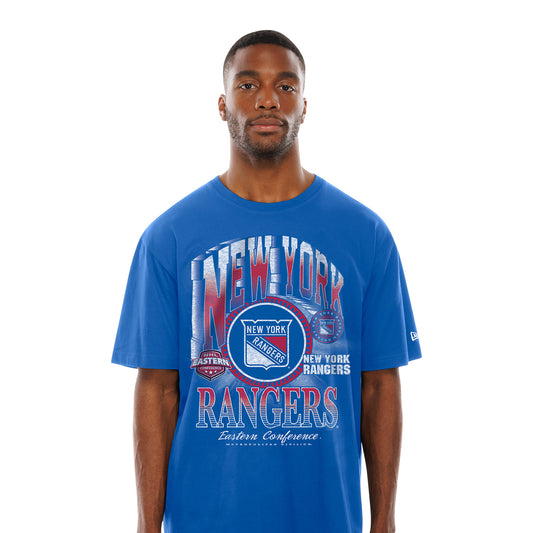 New Era Rangers Royal Sport Classics Graphic Tee - Front View