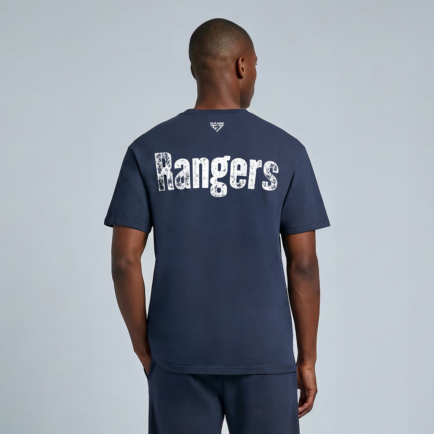 GAME 7 x Rangers Centennial Graffiti Spray Tee - Back View