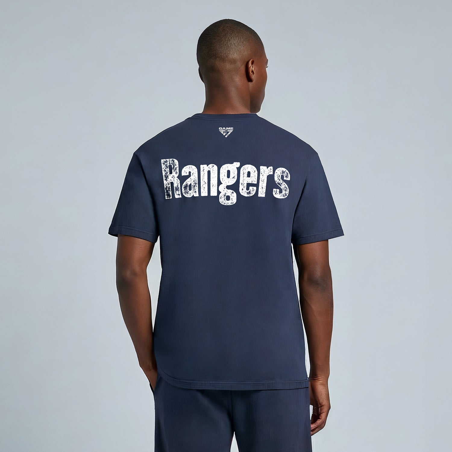 GAME 7 x Rangers Centennial Graffiti Spray Tee - Back View