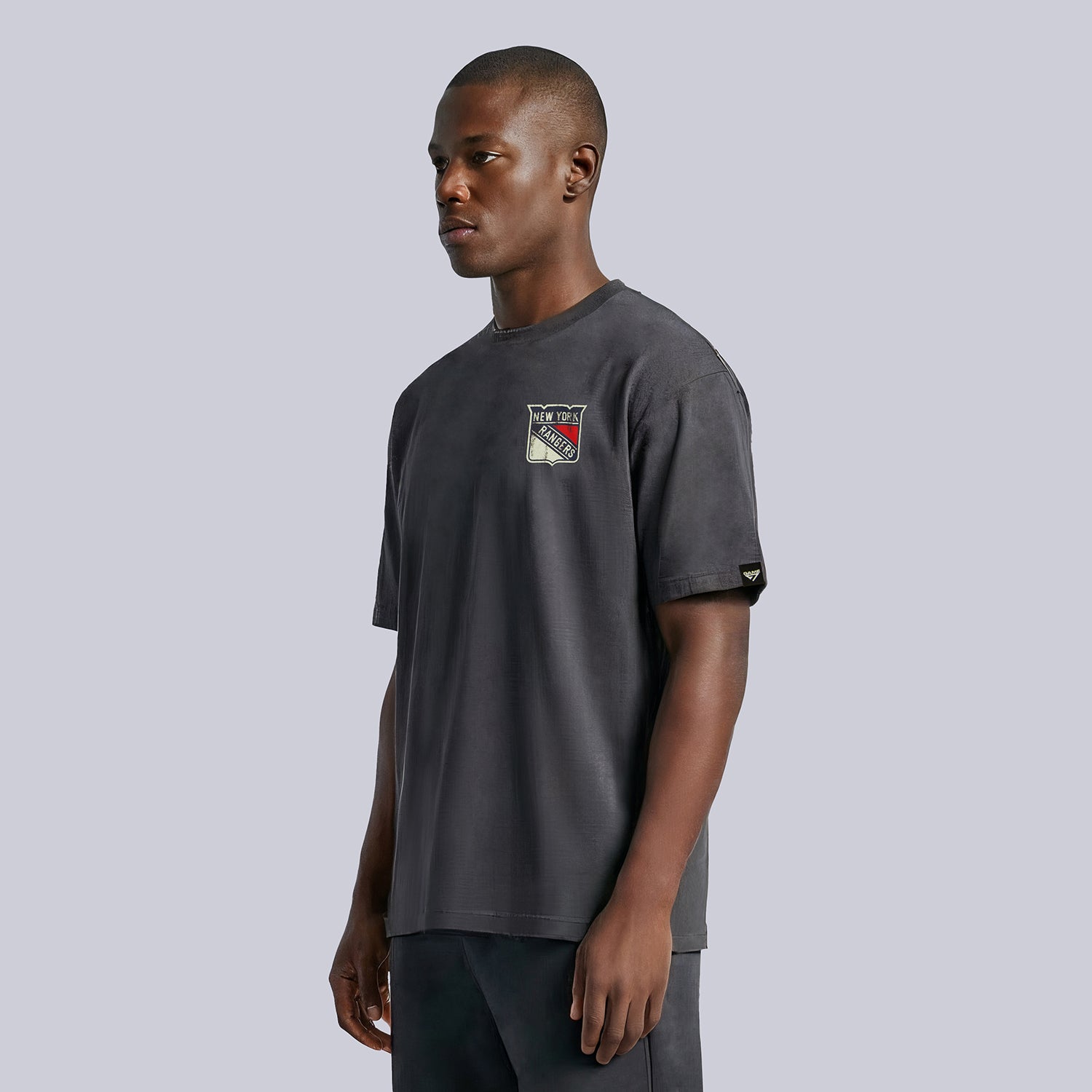 GAME 7 x Rangers Centennial Championship Banner Tee - Side View