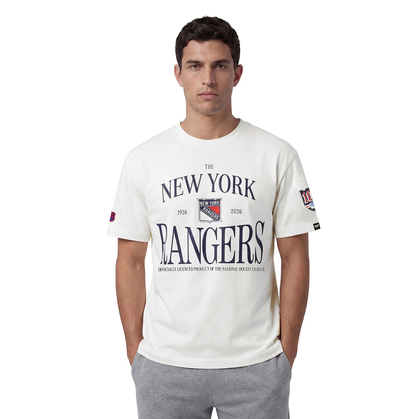 GAME 7 x Rangers Centennial Classic Crest Tee - Front View